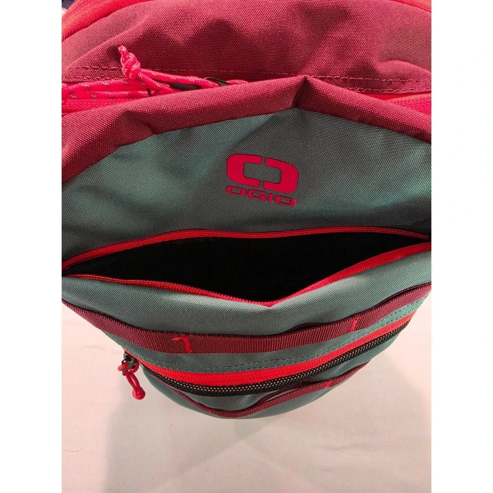 OGIO Alpha Convoy 20L Backpack Varidian Glow Green Burgundy 5921167OG New
